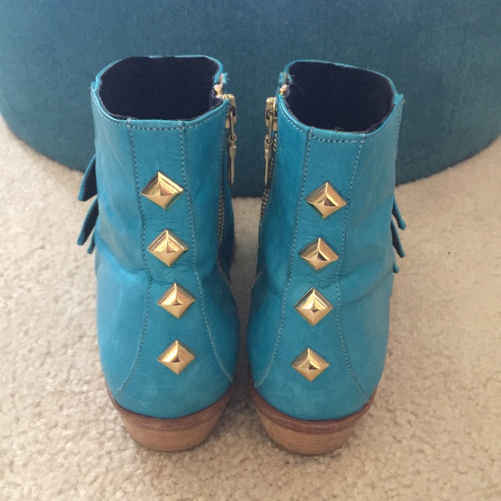 RARE COLOR…Modern Vice Jett Boots rare limited edition turquoise - Picture 15 of 16
